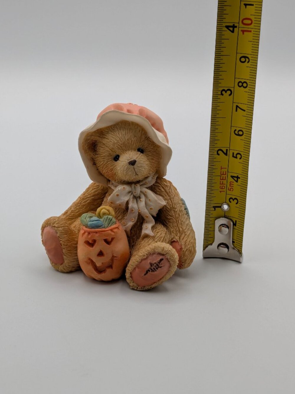 Cherished Teddies Connie You're a Sweet Treat (912794) 1993, Jack-O-Lantern - Picture 7 of 8